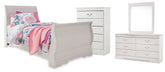 Homestyle Furniture - Ashley Furniture - Anarasia Twin Sleigh Bed, Dresser, Mirror and Chest - Twin Sleigh Bed, Dresser, Mirror and Chest - B129B21