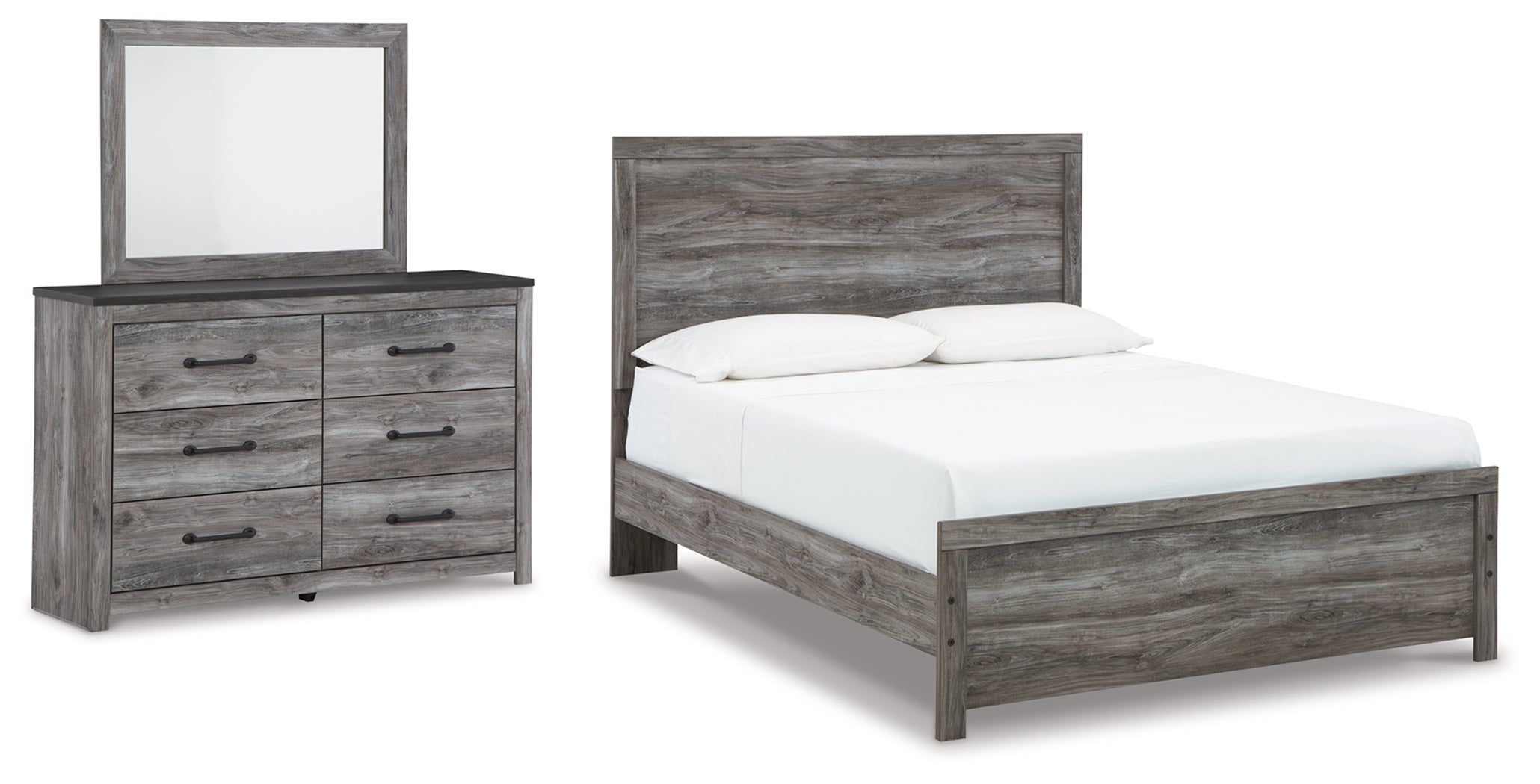 Homestyle Furniture - Ashley Furniture - Bronyan Queen Panel Bed, Dresser and Mirror - Queen Panel Bed, Dresser and Mirror - B1290B3