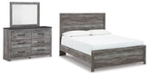 Homestyle Furniture - Ashley Furniture - Bronyan Queen Panel Bed, Dresser and Mirror - Queen Panel Bed, Dresser and Mirror - B1290B3