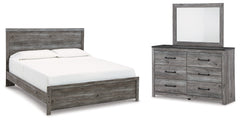 Homestyle Furniture - Ashley Furniture - Bronyan King Panel Bed, Dresser and Mirror - King Panel Bed, Dresser and Mirror - B1290B7
