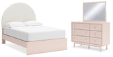 Homestyle Furniture - Ashley Furniture - Wistenpine Full Upholstered Panel Bed, Dresser and Mirror - Full Upholstered Panel Bed, Dresser and Mirror - B1323B3