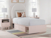 Homestyle Furniture - Ashley Furniture - Wistenpine Twin Upholstered Panel Bed with Storage - Twin Upholstered Panel Bed with Storage - B1323B12