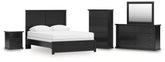 Homestyle Furniture - Ashley Furniture - Maribel Queen Panel Bed, Dresser, Mirror, Chest and Nightstand - Queen Panel Bed, Dresser, Mirror, Chest and Nightstand - B138B75