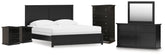 Homestyle Furniture - Ashley Furniture - Maribel King Panel Bed, Dresser, Mirror, Chest, and 2 Nightstands - King Panel Bed, Dresser, Mirror, Chest, and 2 Nightstands - B138B63