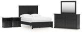 Homestyle Furniture - Ashley Furniture - Maribel Full Panel Bed with Dresser, Mirror and 2 Nightstands - Full Panel Bed with Dresser, Mirror and 2 Nightstands - B138B77