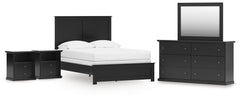 Homestyle Furniture - Ashley Furniture - Maribel Full Panel Bed with Dresser, Mirror and 2 Nightstands - Full Panel Bed with Dresser, Mirror and 2 Nightstands - B138B77