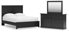 Homestyle Furniture - Ashley Furniture - Maribel Queen Panel Bed with Dresser and Mirror - Queen Panel Bed with Dresser and Mirror - B138B72
