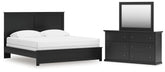 Homestyle Furniture - Ashley Furniture - Maribel King Panel Bed with Dresser and Mirror - King Panel Bed with Dresser and Mirror - B138B62