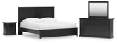Homestyle Furniture - Ashley Furniture - Maribel King Panel Bed, Dresser, Mirror and Nightstand - King Panel Bed, Dresser, Mirror and Nightstand - B138B65