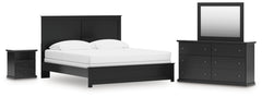 Homestyle Furniture - Ashley Furniture - Maribel King Panel Bed, Dresser, Mirror and Nightstand - King Panel Bed, Dresser, Mirror and Nightstand - B138B65