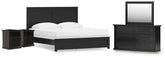 Homestyle Furniture - Ashley Furniture - Maribel King Panel Bed, Dresser, Mirror and 2 Nightstands - King Panel Bed, Dresser, Mirror and 2 Nightstands - B138B70