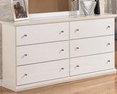 Homestyle Furniture - Ashley Furniture - Bostwick Shoals Dresser - Six Drawer Dresser - B139-31