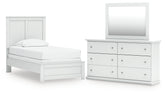 Homestyle Furniture - Ashley Furniture - Bostwick Shoals Twin Panel Bed, Dresser and Mirror - Twin Panel Bed, Dresser and Mirror - B139B70