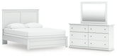 Homestyle Furniture - Ashley Furniture - Bostwick Shoals Queen Panel Bed, Dresser and Mirror - Queen Panel Bed, Dresser and Mirror - B139B69