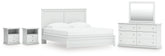 Homestyle Furniture - Ashley Furniture - Bostwick Shoals King Panel Bed, Dresser, Mirror and 2 Nightstands - King Panel Bed, Dresser, Mirror and 2 Nightstands - B139B52
