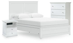 Homestyle Furniture - Ashley Furniture - Bostwick Shoals Queen Panel Bed, Cheat and Nightstand - Queen Panel Bed, Cheat and Nightstand - B139B68