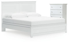 Homestyle Furniture - Ashley Furniture - Bostwick Shoals King Panel Bed and Chest - King Panel Bed and Chest - B139B63