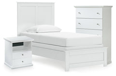 Homestyle Furniture - Ashley Furniture - Bostwick Shoals Twin Panel Bed, Chest and Nightstand - Twin Panel Bed, Chest and Nightstand - B139B64