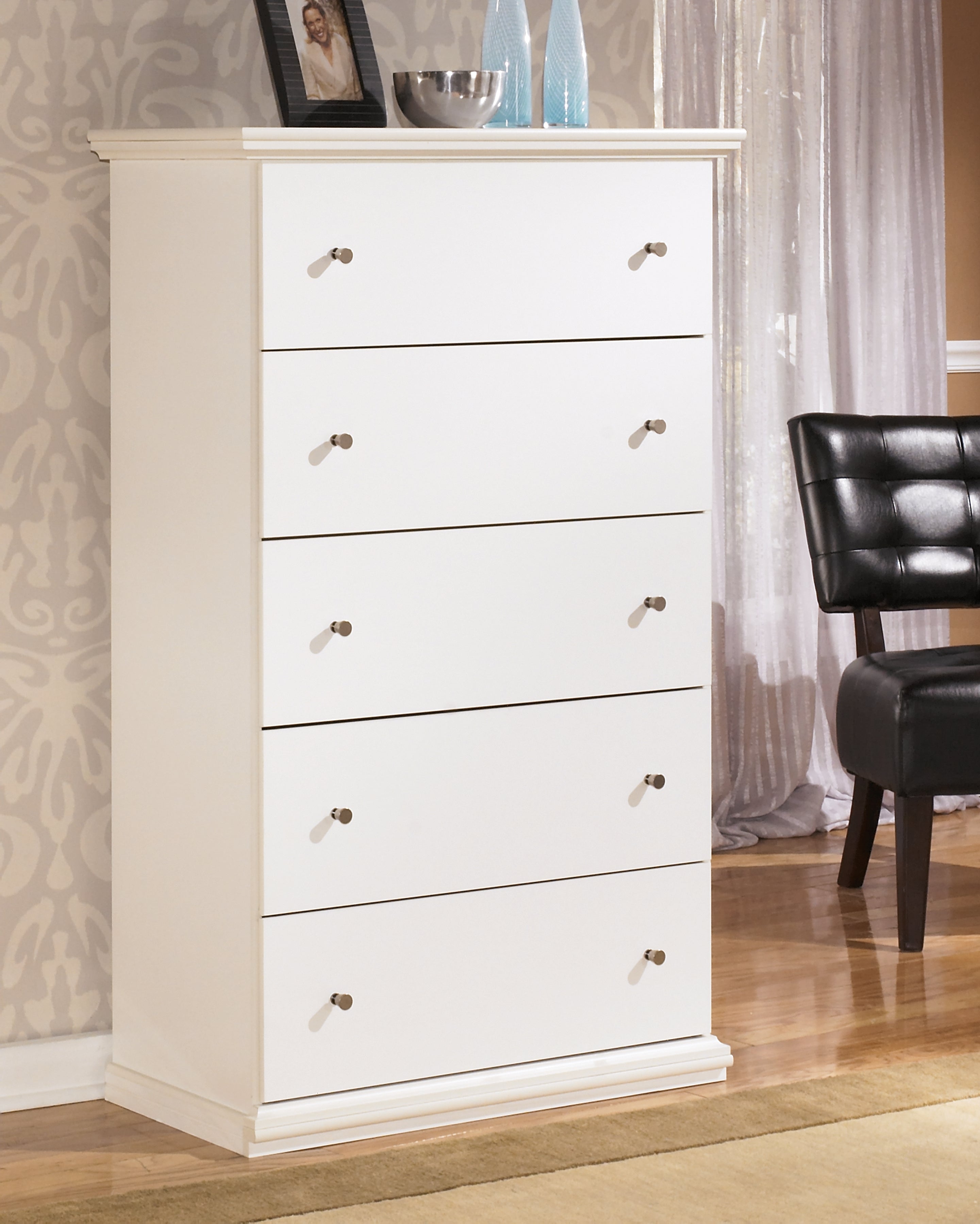 Homestyle Furniture - Ashley Furniture - Bostwick Shoals Chest of Drawers - Five Drawer Chest - B139-46