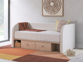 Homestyle Furniture - Ashley Furniture - Arloster Twin Upholstered Day Bed with Storage - Twin Upholstered Day Bed with Storage - PCB1566B9