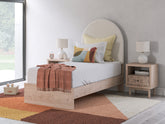 Homestyle Furniture - Ashley Furniture - Arloster Twin Upholstered Panel Bed - Twin Upholstered Panel Bed - PCB1566B2