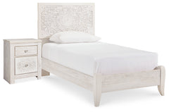 Homestyle Furniture - Ashley Furniture - Paxberry Twin Panel Bed and Nightstand - Twin Panel Bed and Nightstand - B181B18