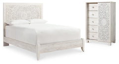 Homestyle Furniture - Ashley Furniture - Paxberry Queen Panel Bed and Chest - Queen Panel Bed and Chest - B181B21