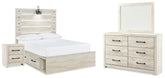 Homestyle Furniture - Ashley Furniture - Cambeck Full Panel Bed with Storage, Dresser, Mirror and Nightstand - Full Panel Bed with Storage, Dresser, Mirror and Nightstand - B192B116