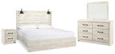 Homestyle Furniture - Ashley Furniture - Cambeck King Panel Bed, Dresser, Mirror and Nightstand - King Panel Bed, Dresser, Mirror and Nightstand - B192B54
