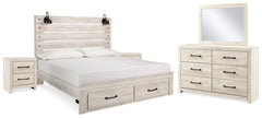 Homestyle Furniture - Ashley Furniture - Cambeck King Storage Bed, Dresser, Mirror and 2 Nightstands - King Storage Bed, Dresser, Mirror and 2 Nightstands - B192B92