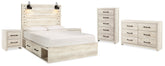 Homestyle Furniture - Ashley Furniture - Cambeck King Storage Bed, Dresser, Chest and 2 Nightstands - King Storage Bed, Dresser, Chest and 2 Nightstands - B192B107