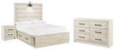 Homestyle Furniture - Ashley Furniture - Cambeck Full Panel Storage Bed with Dresser and Nightstand - Full Panel Storage Bed with Dresser and Nightstand - B192B105