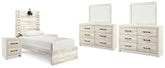 Homestyle Furniture - Ashley Furniture - Cambeck Twin Panel Bed, 2 Dressers, 2 Mirrors and 2 Nightstands - Twin Panel Bed, 2 Dressers, 2 Mirrors and 2 Nightstands - B192B88