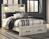 Homestyle Furniture - Ashley Furniture - Cambeck Queen Panel Bed with 2 Storage Drawers - Queen Panel Bed with 2 Storage Drawers - B192B8