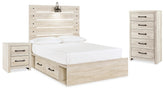 Homestyle Furniture - Ashley Furniture - Cambeck Full Panel Bed with Storage, Chest and Nightstand - Full Panel Bed with Storage, Chest and Nightstand - B192B95
