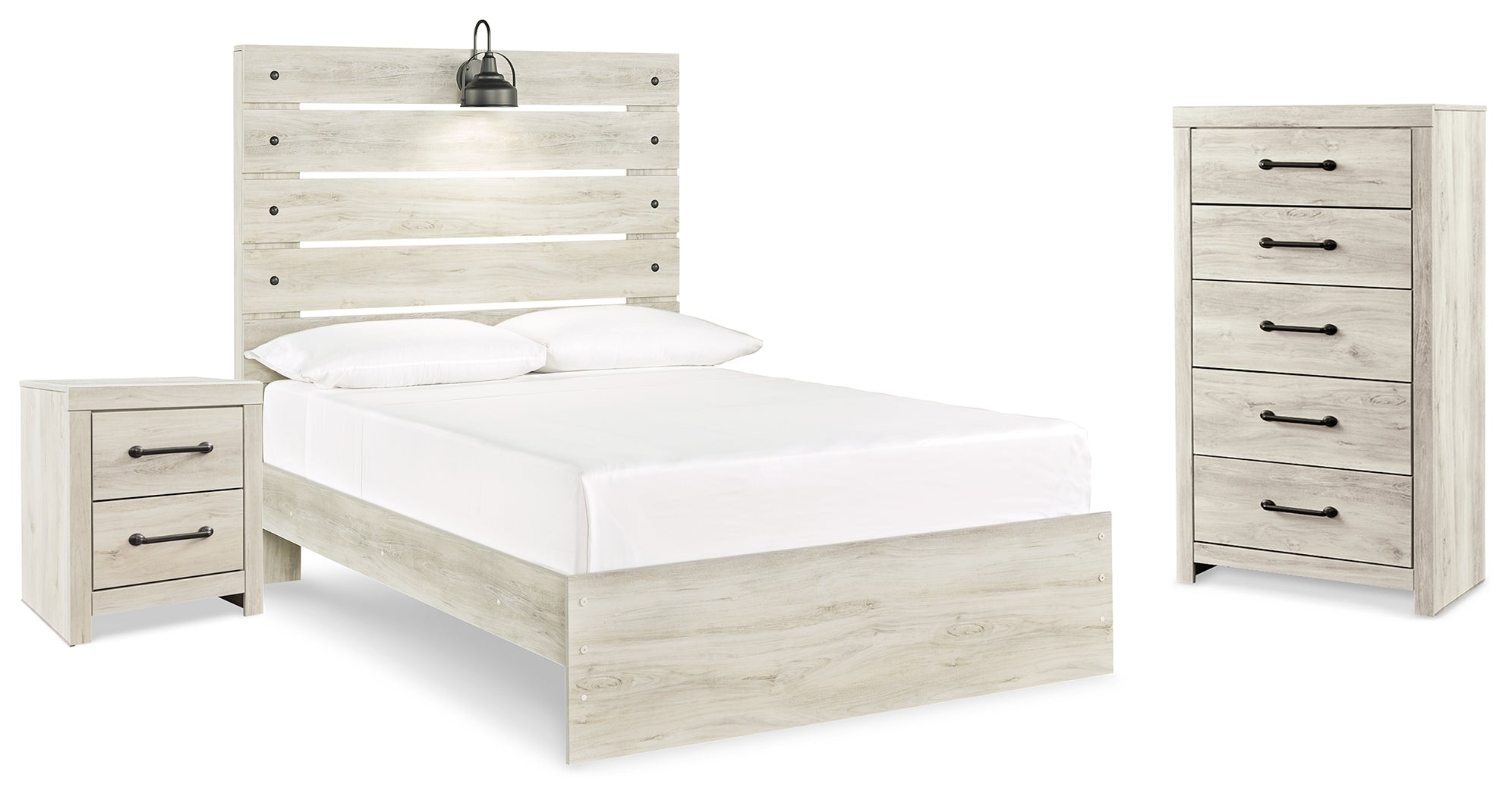Homestyle Furniture - Ashley Furniture - Cambeck Full Panel Bed, Chest and Nightstand - Full Panel Bed, Chest and Nightstand - B192B98