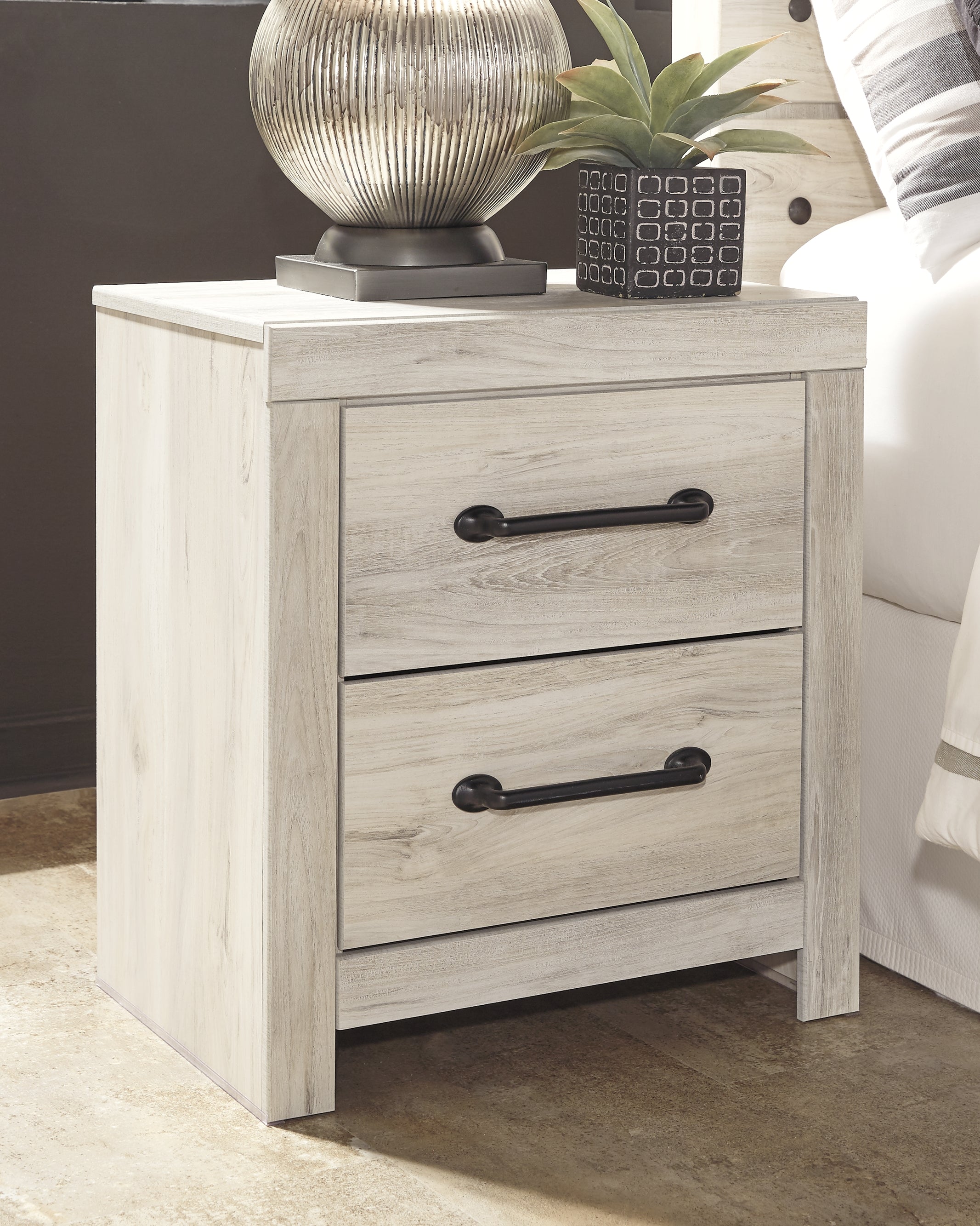 Homestyle Furniture - Ashley Furniture - Cambeck Nightstand - Two Drawer Night Stand - B192-92