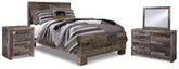 Homestyle Furniture - Ashley Furniture - Derekson Full Panel Bed, Dresser, Mirror and Nightstand - Full Panel Bed, Dresser, Mirror and Nightstand - B200B69