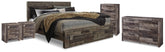 Homestyle Furniture - Ashley Furniture - Derekson King Storage Bed, Dresser, Chest and 2 Nightstands - King Storage Bed, Dresser, Chest and 2 Nightstands - B200B80