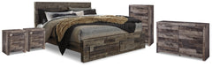 Homestyle Furniture - Ashley Furniture - Derekson King Storage Bed, Dresser, Chest and 2 Nightstands - King Storage Bed, Dresser, Chest and 2 Nightstands - B200B80