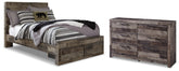 Homestyle Furniture - Ashley Furniture - Derekson Full Panel Storage Bed and Dresser - Full Panel Storage Bed and Dresser - B200B78