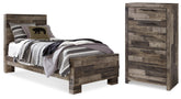 Homestyle Furniture - Ashley Furniture - Derekson Twin Panel Bed and Chest - Twin Panel Bed and Chest - B200B66