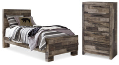 Homestyle Furniture - Ashley Furniture - Derekson Twin Panel Bed and Chest - Twin Panel Bed and Chest - B200B66
