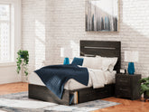 Homestyle Furniture - Ashley Furniture - Hollivern Full Panel Bed with Storage - Full Panel Bed with Storage - PCB2108B16