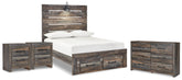 Homestyle Furniture - Ashley Furniture - Drystan Full Storage Bed, Dresser and 2 Nightstands - Full Storage Bed, Dresser and 2 Nightstands - B211B92