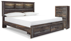 Homestyle Furniture - Ashley Furniture - Drystan King Bookcase Storage Bed and Chest - King Bookcase Storage Bed and Chest - B211B106