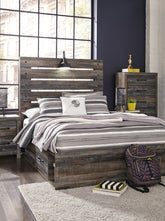 Homestyle Furniture - Ashley Furniture - Drystan Full Panel Bed with 2 Storage Drawers - Full Panel Bed with 2 Storage Drawers - B211B9