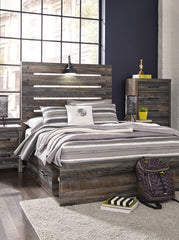 Homestyle Furniture - Ashley Furniture - Drystan Full Panel Bed with 2 Storage Drawers - Full Panel Bed with 2 Storage Drawers - B211B9