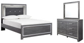 Homestyle Furniture - Ashley Furniture - Lodanna Full Panel Bed, Dresser and Mirror - Full Panel Bed, Dresser and Mirror - B214B8