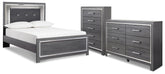 Homestyle Furniture - Ashley Furniture - Lodanna Full Panel Bed, Dresser and Chest - Full Panel Bed, Dresser and Chest - B214B52